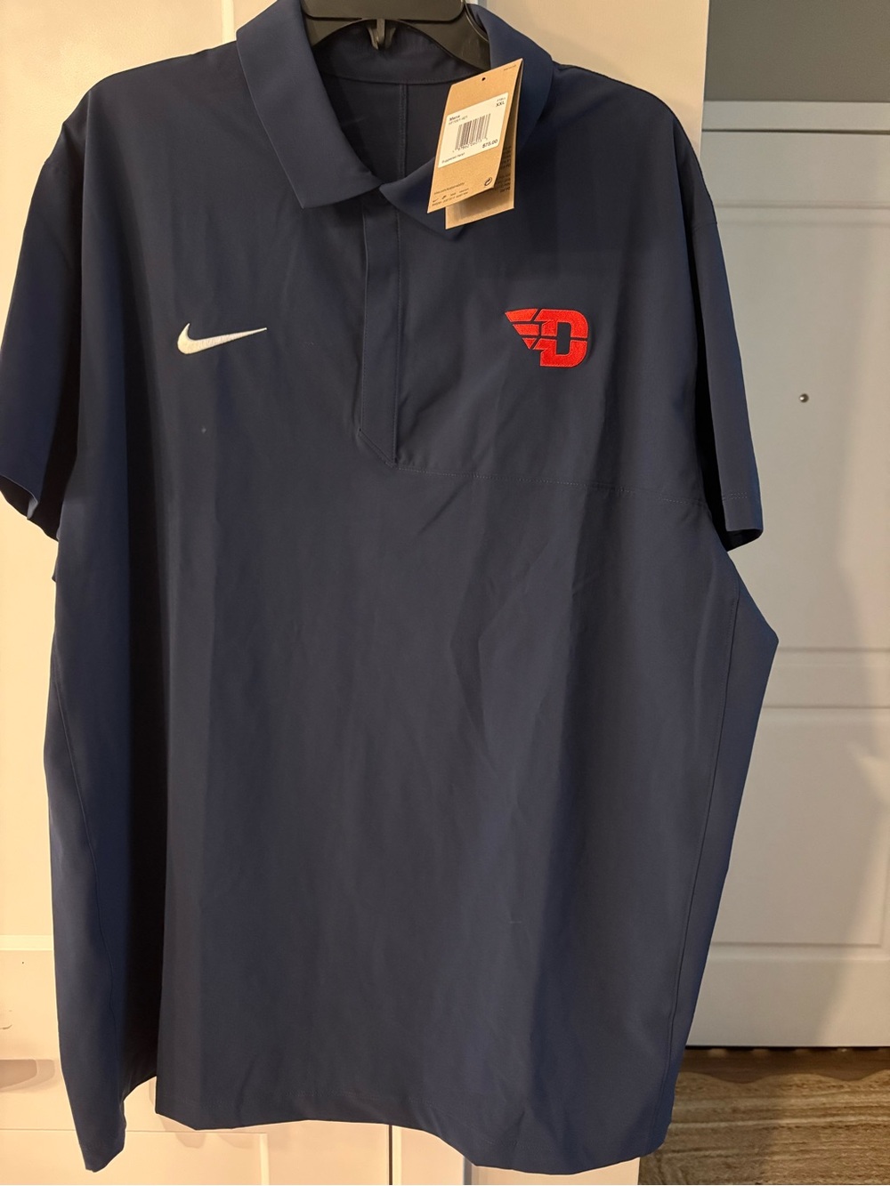 Men’s University of Dayton Nike Windbreaker Polo